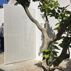 גדר אלומיניום דגם הייטק – פרופילים עומדים